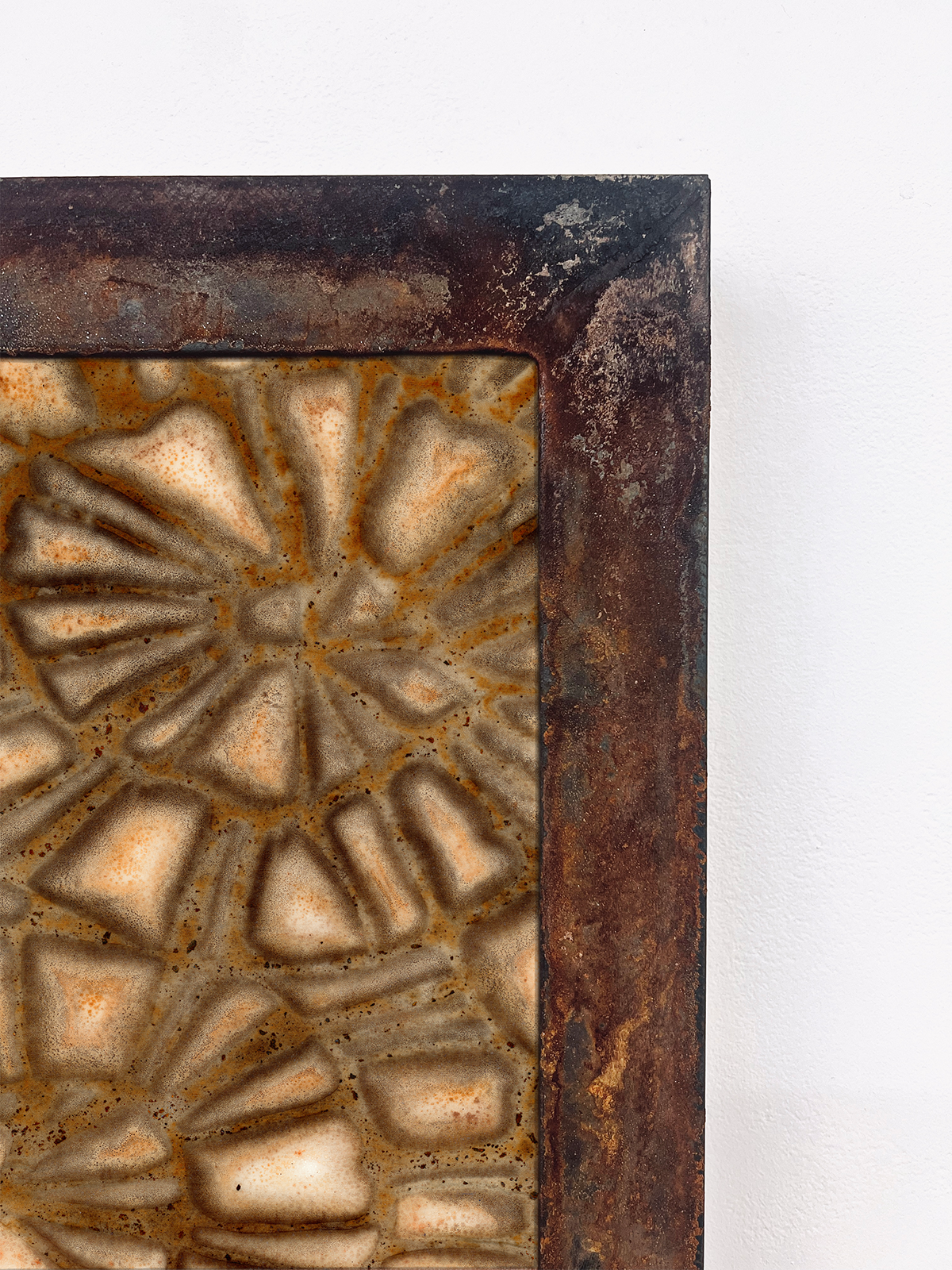 From bare steel to rust print